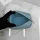 Replica Pochette Dior Bow blu tormalina False Online