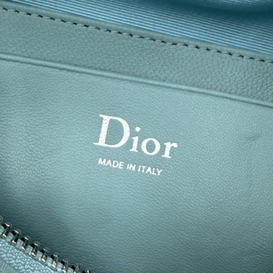 Replica Pochette Dior Bow blu tormalina False Online