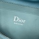 Replica Pochette Dior Bow blu tormalina False Online