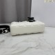Replica Borsa Dior Lady D-Joy Micro Bag Latte Cannage in pelle di agnello bianca False Online