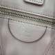 Replica Borsa Dior Trianon con catena agnello piatta Macrocannage Rosa False Online