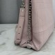 Replica Borse Dior Trianon con catena piatta macrocannage Rosa False Online