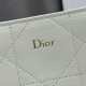 Replica Borse Dior Trianon con catena piatta macrocannage bianca False Online