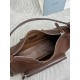 Replica Borsa a tracolla media Prada lavata 1BC276 Marrone False Online