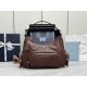 Replica Borsa a tracolla media Prada lavata 1BC276 Marrone False Online