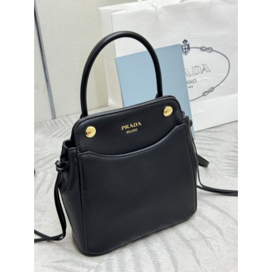 Replica Borse tote mini Prada Carry 1BA496 Nero False Online