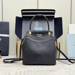 Replica Borse tote mini Prada Carry 1BA496 Nero False Online