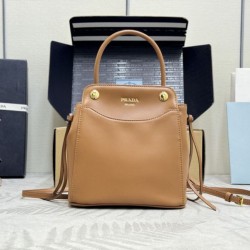 Replica Borse tote mini Prada Carry 1BA496 Marrone False Online
