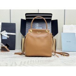 Replica Borse tote mini Prada Carry 1BA496 Marrone False Online