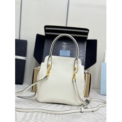 Replica Borse tote mini Prada Carry 1BA496 Bianca False Online