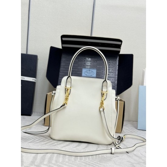 Replica Borse tote mini Prada Carry 1BA496 Bianca False Online
