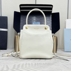 Replica Borse tote mini Prada Carry 1BA496 Bianca False Online