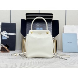 Replica Borse tote mini Prada Carry 1BA496 Bianca False Online