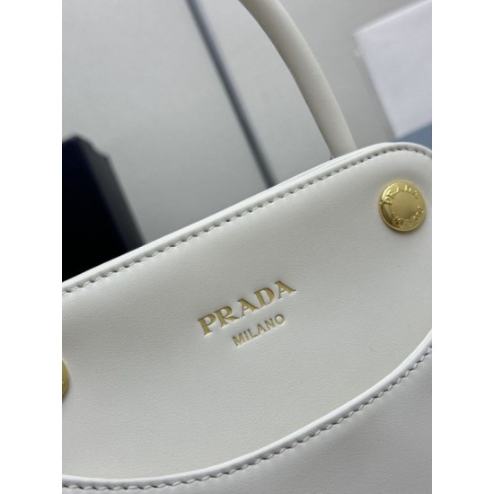 Replica Borse tote mini Prada Carry 1BA496 Bianca False Online