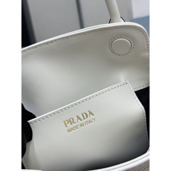 Replica Borse tote mini Prada Carry 1BA496 Bianca False Online