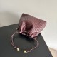 Replica Borse con coulisse Bottega Veneta Intrecciato Borgogna False Online