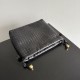 Replica Borse con coulisse Bottega Veneta Intrecciato Nera False Online