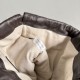 Replica Borse con coulisse Bottega Veneta Intrecciato Caffè False Online