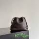 Replica Borse con coulisse Bottega Veneta Intrecciato Caffè False Online