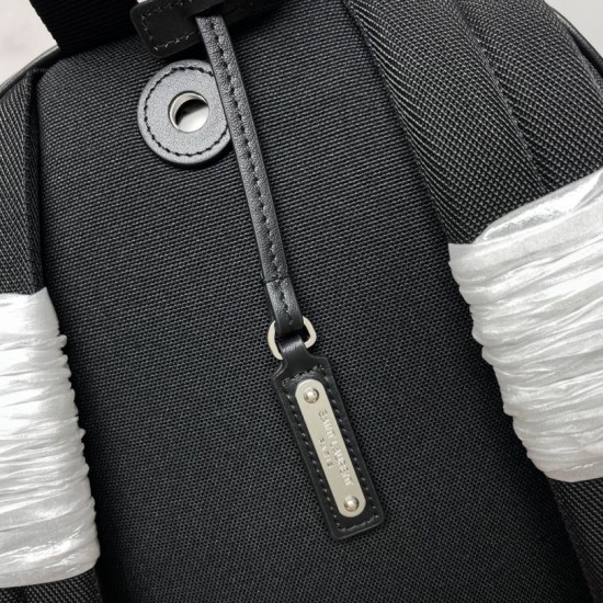Replica Zaino YSL Saint Laurent City in pelle opaca nera False Online