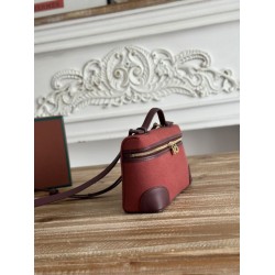 Replica Marsupio Loro Piana Extra Pocket L19 con maniglia superiore Borgogna False Online