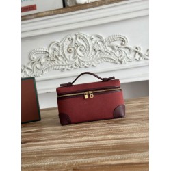 Replica Marsupio Loro Piana Extra Pocket L19 con maniglia superiore Borgogna False Online