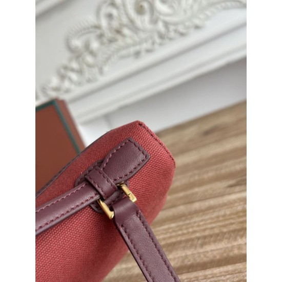 Replica Marsupio Loro Piana Extra Pocket L19 con maniglia superiore Borgogna False Online