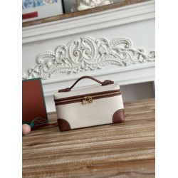 Replica Marsupio Loro Piana Extra Pocket L19 con maniglia superiore Marrone False Online