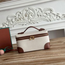 Replica Marsupio Loro Piana Extra Pocket L19 con maniglia superiore Marrone False Online