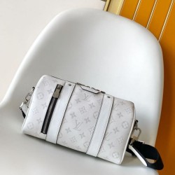 Replica Borsa da uomo Louis Vuitton City Keepall M27184 M26750 bianca False Online