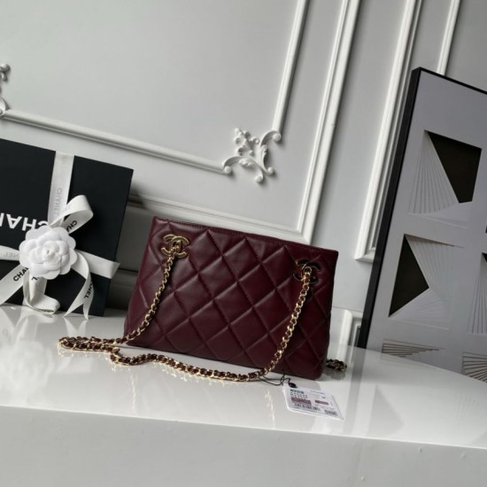 Replica Borsa shopping piccola Chanel 26S AS6248 Borgogna False Online