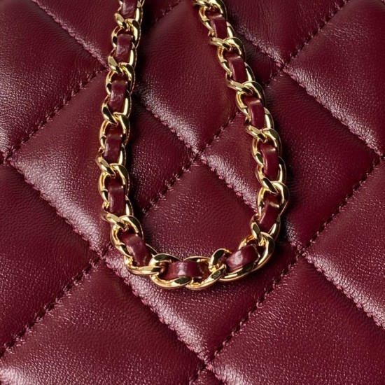 Replica Borsa shopping piccola Chanel 26S AS6248 Borgogna False Online