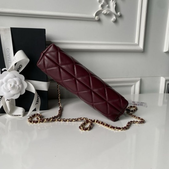Replica Borsa shopping piccola Chanel 26S AS6248 Borgogna False Online