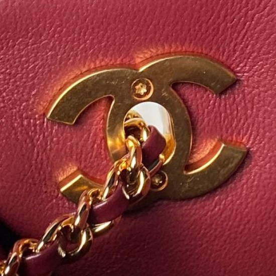 Replica Borsa shopping piccola Chanel 26S AS6248 Borgogna False Online