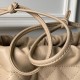Replica Borsa a secchiello trapuntata Chanel 25 con coulisse AP5317 Albicocca False Online