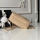 Replica Borsa a secchiello trapuntata Chanel 25 con coulisse AP5317 Albicocca False Online