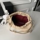 Replica Borsa a secchiello trapuntata Chanel 25 con coulisse AP5317 Albicocca False Online