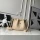 Replica Borsa a secchiello trapuntata Chanel 25 con coulisse AP5317 Albicocca False Online