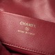 Replica Borsa a secchiello trapuntata Chanel 25 con coulisse AP5317 Caffè False Online