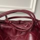 Replica Borsa a secchiello trapuntata Chanel 25 con coulisse AP5317 Borgogna False Online