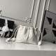Replica Borsa a secchiello trapuntata Chanel 25 con coulisse AP5317 Bianca False Online