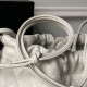 Replica Borsa a secchiello trapuntata Chanel 25 con coulisse AP5317 Bianca False Online