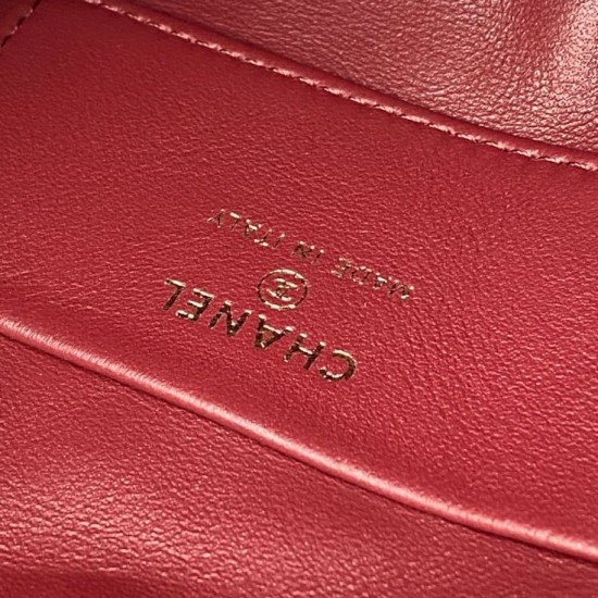 Replica Borsa a secchiello trapuntata Chanel 25 con coulisse AP5317 Bianca False Online