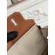 Replica Borsa Hermès Birkin 25cm/30cm bicolore pelle Togo Marrone/Bianco False Online