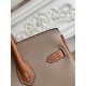Replica Borsa Hermès Birkin 25cm/30cm bicolore pelle Togo Marrone/Grigio False Online