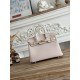 Replica Borsa Hermès Birkin 25cm/30cm bicolore pelle Togo Rosa/Bianco False Online