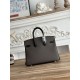 Replica Borsa Hermès Birkin 25cm/30cm bicolore pelle Togo Etoupe/Nero False Online
