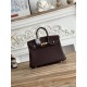 Replica Borsa Hermès Birkin 25cm/30cm bicolore pelle Togo Borgogna False Online