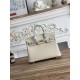 Replica Borsa Hermès Birkin 25cm/30cm bicolore pelle Togo Bianco/Blu False Online