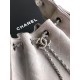 Qualità superiore Replica Borse Chanel 25 Mini Hobo AS5631 pelle di vitello scamosciata Grigio Imitazione Outlet